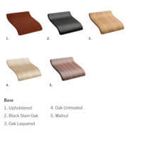 Timeout Wood Detail X-Foot Footstool